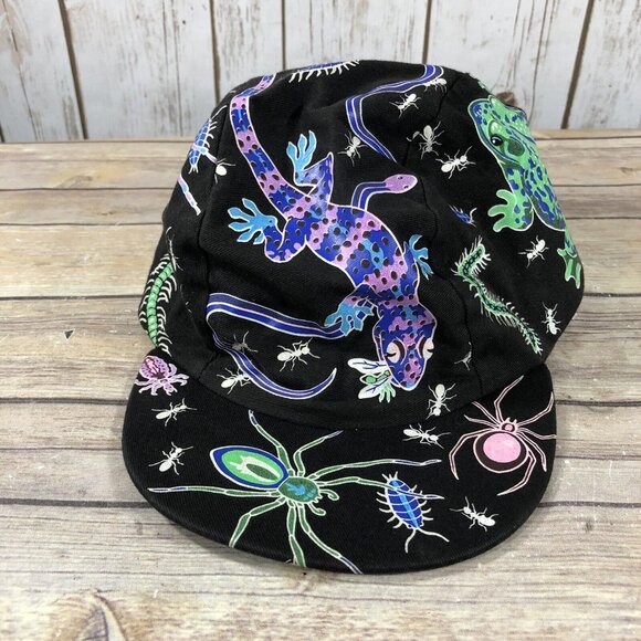Vintage RARE Dan Gilbert Glow In The Dark Insects & Reptiles One Size Hat RARE - Picture 3 of 11
